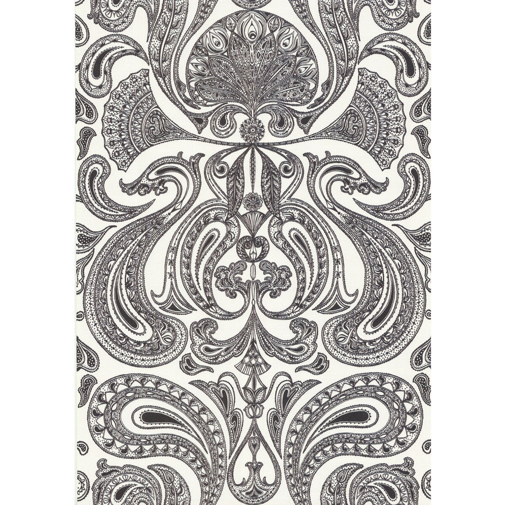 Malabar White/B by Cole & Son Wallcovering Cole & Son Wallcovering Malabar White/BWallcovering COLE & SON NEW CONTEMPORARY PAPER - 100% United Kingdom </p><p>Repeat: H: 0, V: 28.5 20.5 - Fabric Carolina -