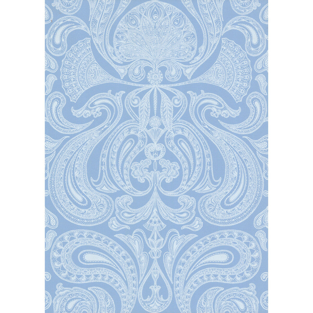 Malabar-W Pale Bl by Cole & Son Wallcovering COLE & SON NEW CONTEMPORARY PAPER - 100% United Kingdom - Horizontal: 0 and Vertical: 28.5 20.5 - Fabric Carolina -