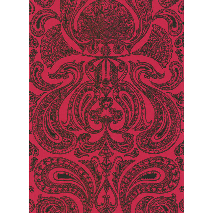 Malabar Red/Bla by Cole & Son Wallcovering COLE & SON NEW CONTEMPORARY PAPER - 100% United Kingdom Horizontal: 0 and Vertical: 28.5 20.5 - Fabric Carolina -
