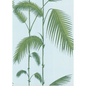 Palm Leaves Pale Bl by Cole & Son Wallcovering