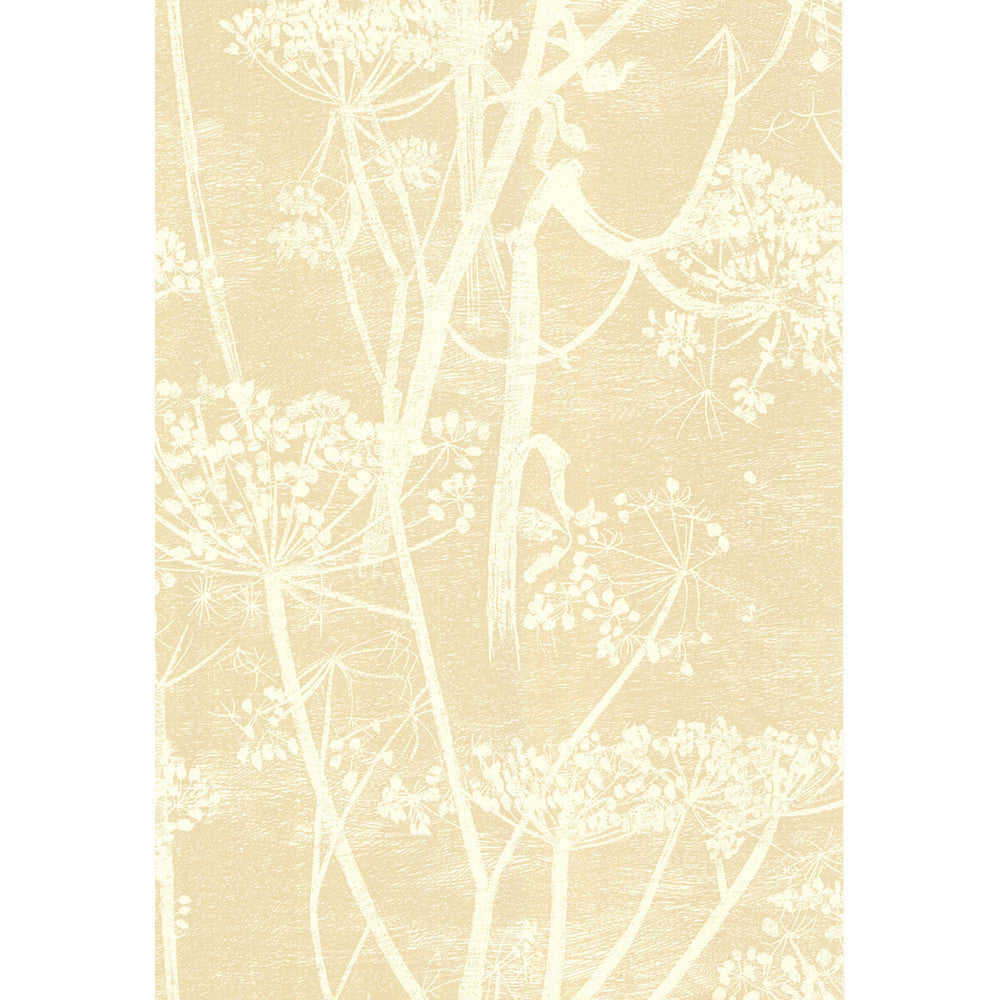 Cow Parsley White/Bge by Cole & Son Designer Wallcovering COLE & SON NEW CONTEMPORARY PAPER - 100% United Kingdom Horizontal: 0 and Vertical: 28.5 21 - Swanky Fabrics -