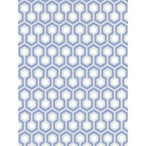 Hicks' Hexagon Blue/Gr by Cole & Son Wallcovering