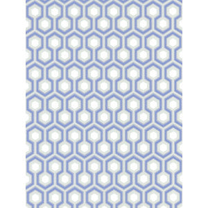 Hicks' Hexagon Blue/Gr by Cole & Son Wallcovering