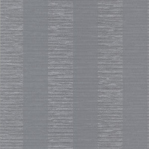 Karmen Grey Crepe Stripe Wallpaper by Kenneth James