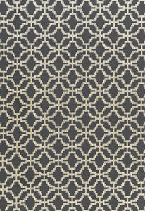 Sarana Linen Embroidery Carbon 67010 by Schumacher Fabric
