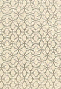 Sarana Linen Embroidery Oatmeal 67011 by Schumacher Fabric