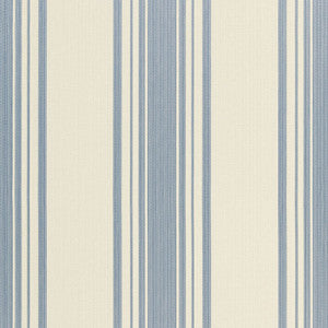 Carnegie Cotton Stripe Delft 67022 by Schumacher Fabric