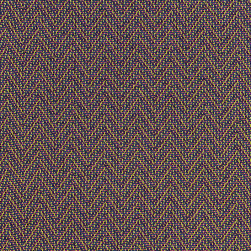 Chelsea Chevron Peacock 67043 by Schumacher Designer Fabric CHROMA See Sample FRANCE HEAVY DUTY </p><p>Repeat: Horizontal: 3 1/2" (9CM) and Vertical: 2" (5CM) 54 1/2" WIDE (138CM) - Swanky Fabrics -