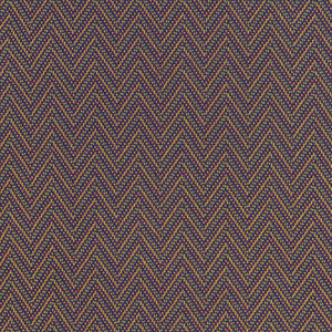 Chelsea Chevron Peacock 67043 by Schumacher Fabric