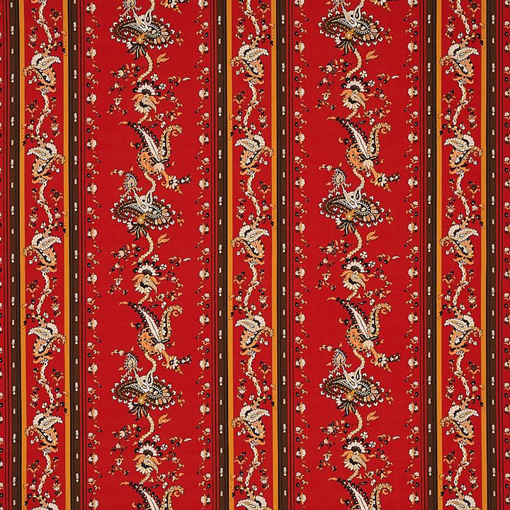 Elena Paisley Stripe Pompeii 179982 by Schumacher Fabric Cabana 13.5" - Fabric Carolina -