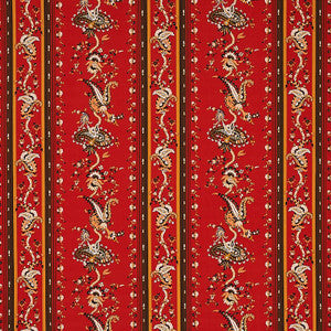 Elena Paisley Stripe Pompeii 179982 by Schumacher Fabric