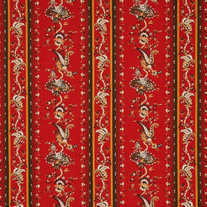 Elena Paisley Stripe Pompeii 179982 by Schumacher Fabric
