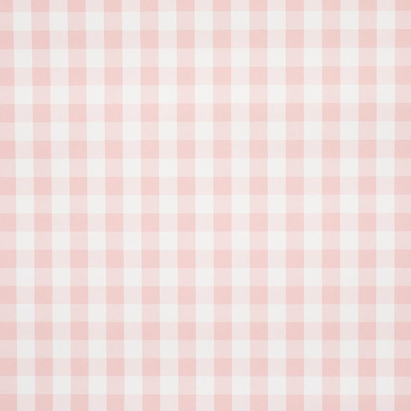 Willa Check Small Pink 5012364 by Schumacher Wallpaper Plaid Wallcoverings 2.0" - Fabric Carolina -