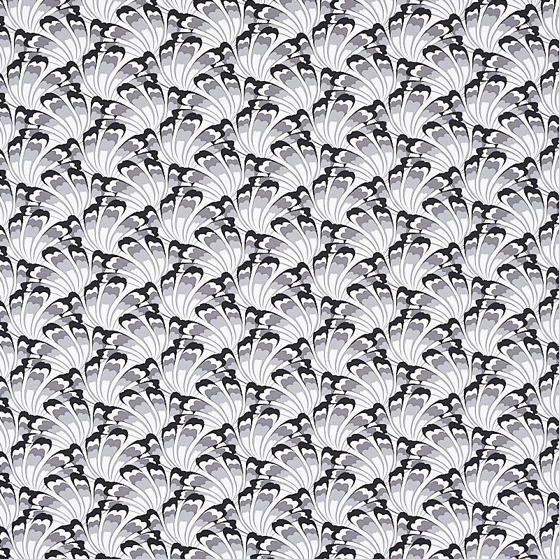 Gotham Swing Charcoal 5012530 by Schumacher Wallpaper Cristina Buckley 27.0" - Fabric Carolina -