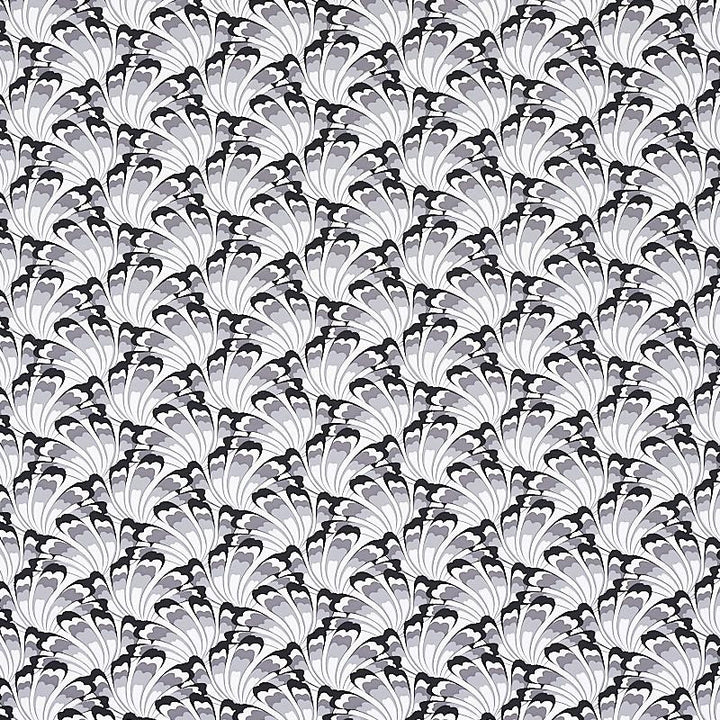 Gotham Swing Charcoal 5012530 by Schumacher Wallpaper Cristina Buckley 27.0" - Fabric Carolina -