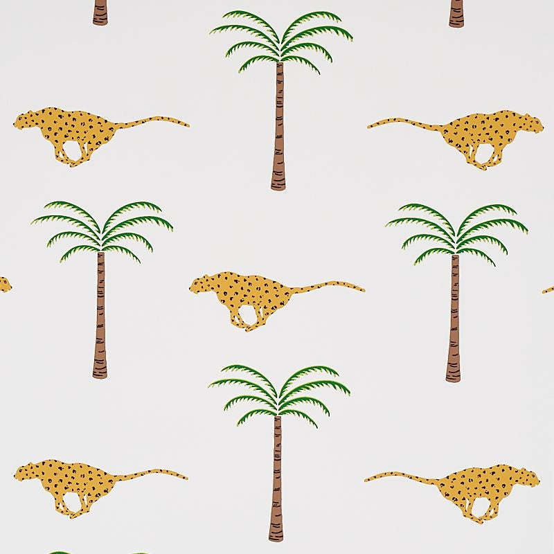 A Wild Desert Dream Safari 5012540 by Schumacher Wallpaper Cristina Buckley 13.5" - Fabric Carolina -