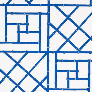 Trellis Indigo 5012570 by Schumacher Wallpaper