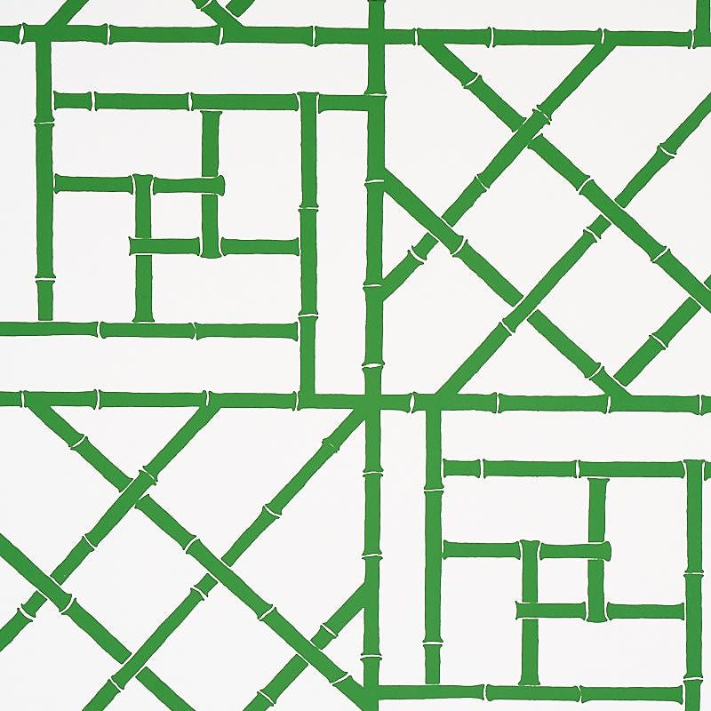 Trellis Safari Green 5012571 by Schumacher Wallpaper Cristina Buckley 27.0" - Fabric Carolina -