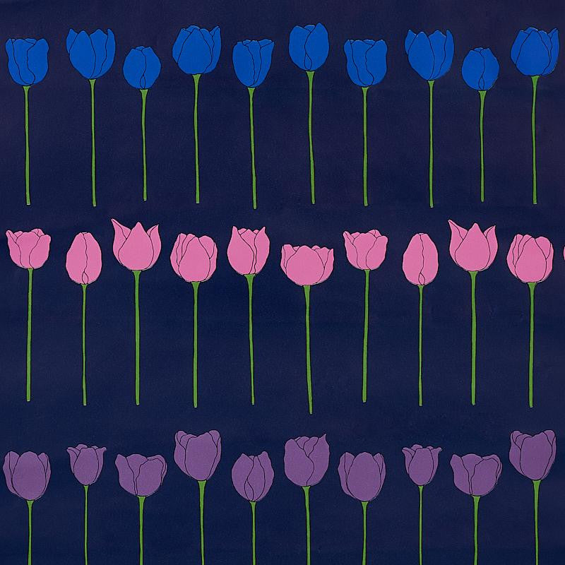 Edie Electric Jewel 5012580 by Schumacher Wallpaper Cristina Buckley 13.5" - Fabric Carolina -