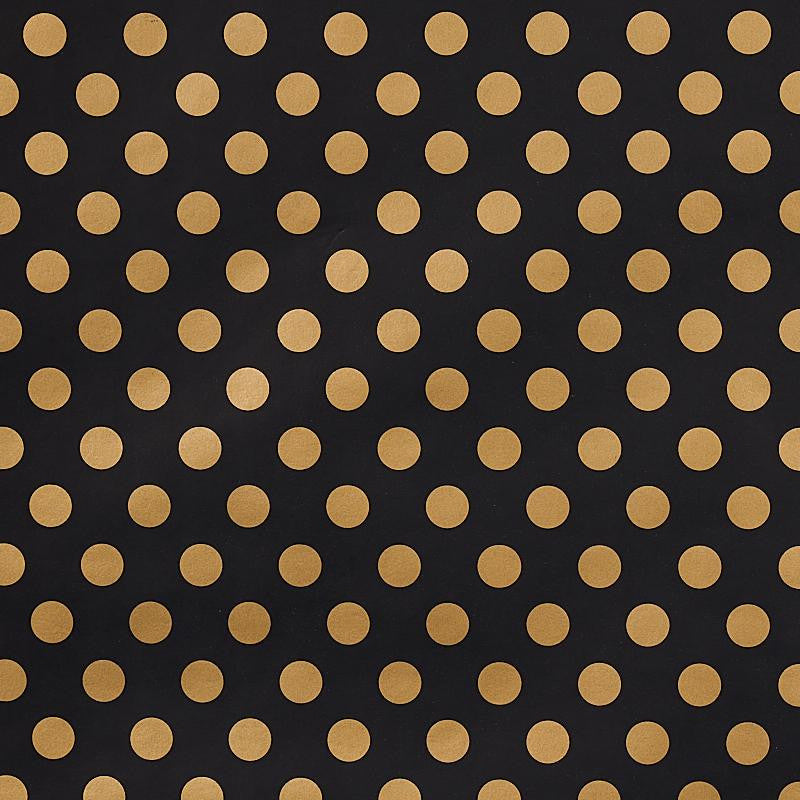 Lady Black & Gold 5012612 by Schumacher Wallpaper Cristina Buckley 2.0" - Fabric Carolina -
