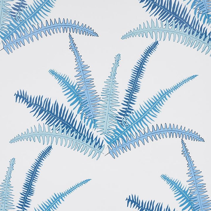 Canyon Ferns Lagoon 5012620 by Schumacher Wallpaper Cristina Buckley 27.0" - Fabric Carolina -