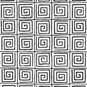 Trousdale Black 5012810 by Schumacher Wallpaper