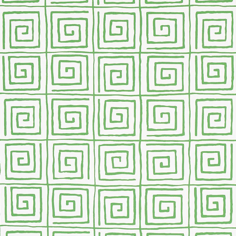 Trousdale Leaf 5012811 by Schumacher Wallpaper Cristina Buckley 13.5" - Fabric Carolina -