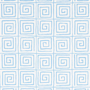 Trousdale Aqua 5012812 by Schumacher Wallpaper