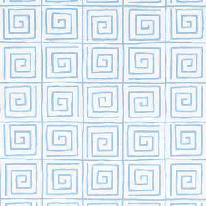 Trousdale Aqua 5012812 by Schumacher Wallpaper