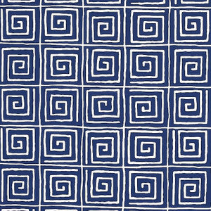 Trousdale Midnight Blue 5012813 by Schumacher Wallpaper