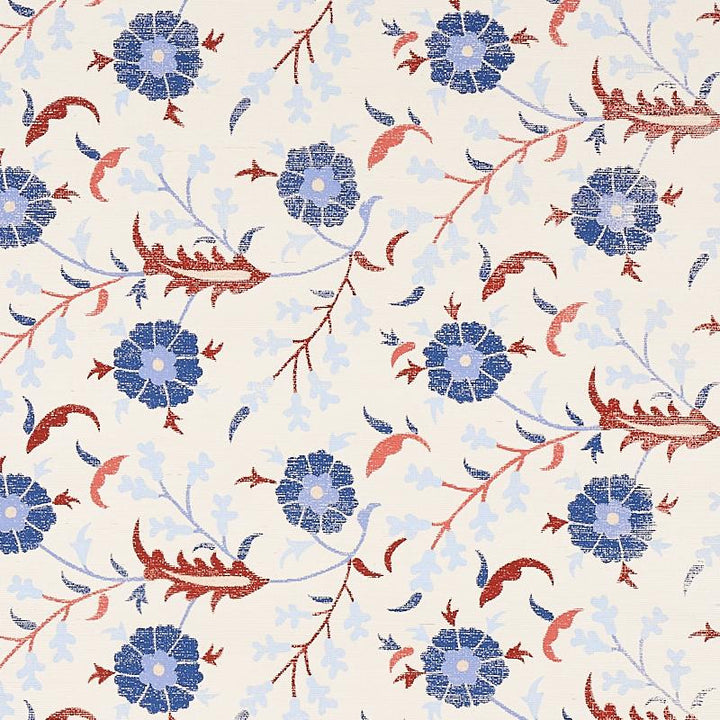 Floralia Sisal Parchment 5012830 by Schumacher Wallpaper Cabana - Fabric Carolina -