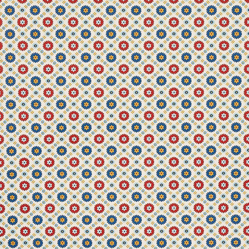 Larissa Ivory 5012840 by Schumacher Designer Wallpaper Cabana 2.0" - Swanky Fabrics -