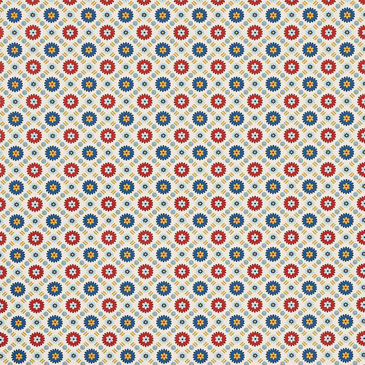 Larissa Ivory 5012840 by Schumacher Designer Wallpaper Cabana 2.0" - Swanky Fabrics -