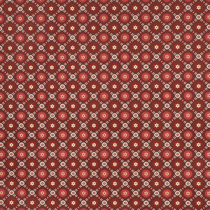 Larissa Burgundy 5012842 by Schumacher Wallpaper Cabana 2.0" - Fabric Carolina -