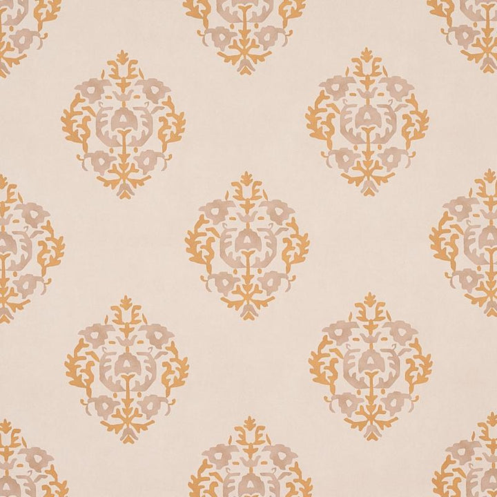 Constantine Natural & Ocher 5012880 by Schumacher Wallpaper Cabana 18.0" - Fabric Carolina -
