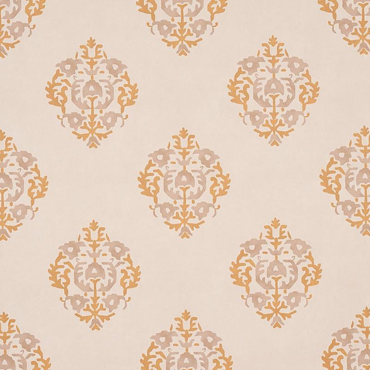 Constantine Natural & Ocher 5012880 by Schumacher Designer Wallpaper Cabana 18.0" - Swanky Fabrics -