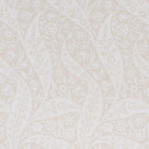 Saz Paisley Ivory 5012901 by Schumacher Wallpaper