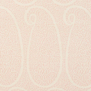 Ambala Paisley Sisal Blush 5013032 by Schumacher Wallpaper