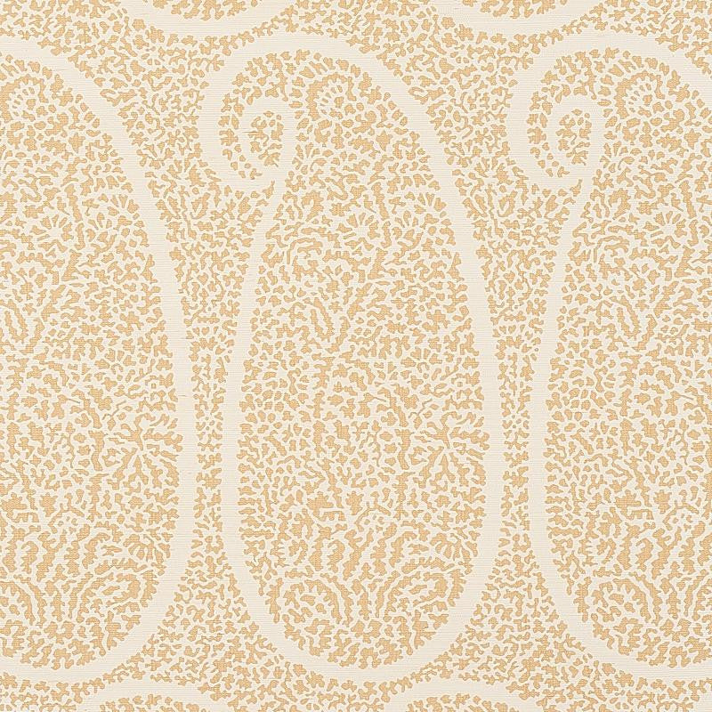 Ambala Paisley Sisal Straw 5013033 by Schumacher Wallpaper Printed Grasscloths 34.0" - Fabric Carolina -