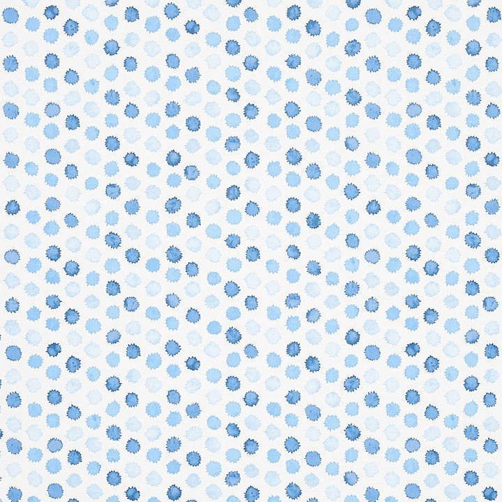 Mini Bursts Blues 5013100 by Schumacher Wallpaper Perennial Favorites 13.5" - Fabric Carolina -