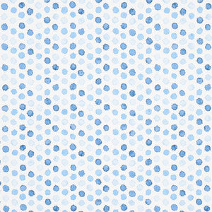 Mini Bursts Blues 5013100 by Schumacher Wallpaper