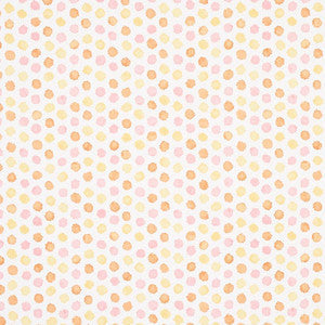 Mini Bursts Yellow & Pink 5013101 by Schumacher Wallpaper