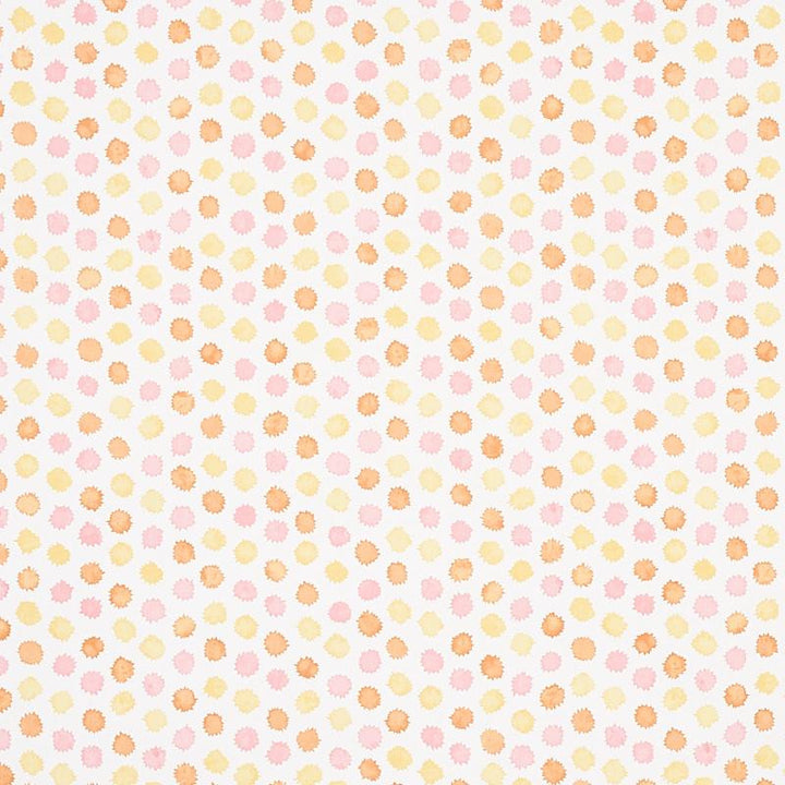 Mini Bursts Yellow & Pink 5013101 by Schumacher Wallpaper Perennial Favorites 13.5" - Fabric Carolina -