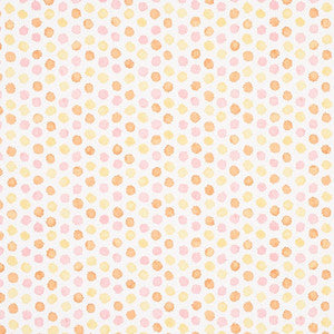 Mini Bursts Yellow & Pink 5013101 by Schumacher Wallpaper