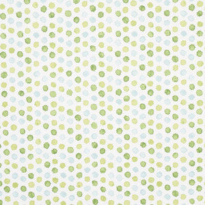 Mini Bursts Green & Blue 5013102 by Schumacher Wallpaper