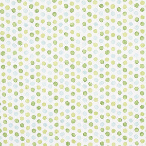 Mini Bursts Green & Blue 5013102 by Schumacher Wallpaper