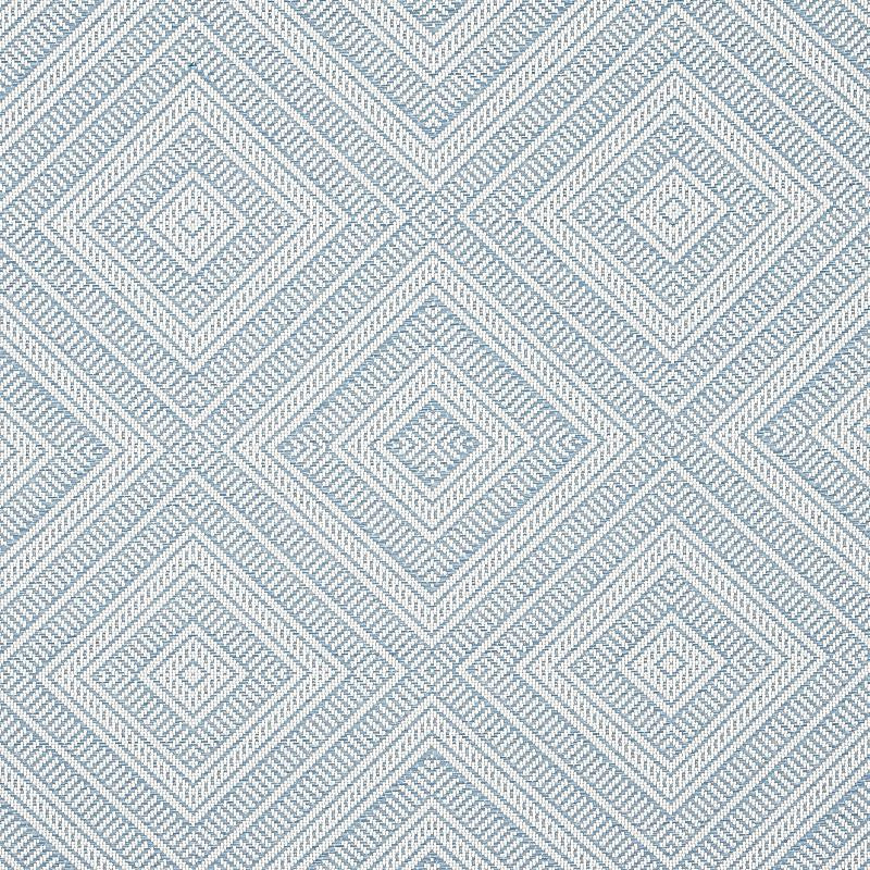 Tortola Indoor/Outdoor Sky 62845 by Schumacher Fabric The Good Life Indoor/Outdoor 14.5" - Fabric Carolina -