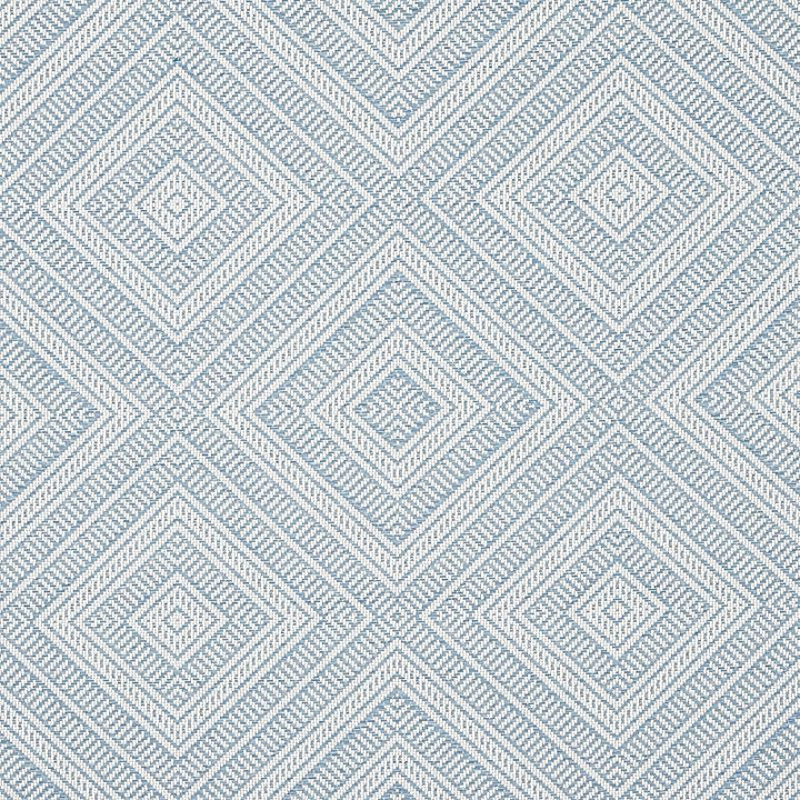 Tortola Indoor/Outdoor Sky 62845 by Schumacher Fabric The Good Life Indoor/Outdoor 14.5" - Fabric Carolina -