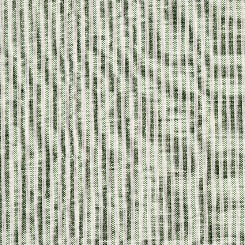 Wesley Ticking Stripe Green 65986 by Schumacher Fabric New Traditional - Fabric Carolina -
