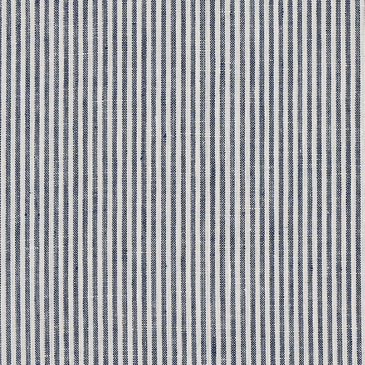 Wesley Ticking Stripe Indigo 65987 by Schumacher Fabric New Traditional - Fabric Carolina -